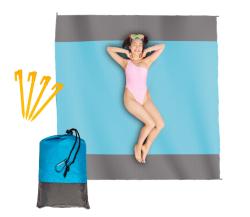 Nepromokavá plážová podložka Bauerkraft 210 x 200 cm