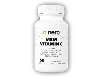 Nero MSM + Vitamín C 60 kapslí Nero MSM + Vitamín C 60 kapslí