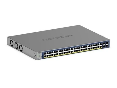 Netgear 48-Port Gigabit Ethernet, PoE+, Smart Switch, Cloud Management, 4 SFP+ Ports (380W) - GS752TXP Netgear 48-Port Gigabit Ethernet, PoE+, Smart Switch, Cloud Management, 4 SFP+ Ports (380W) - GS752TXP