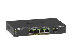 Netgear 5-Port Gigabit Ethernet SOHO Unmanaged Switch with 4-Ports PoE+ - GS305Pv3 Netgear 5-Port Gigabit Ethernet SOHO Unmanaged Switch with 4-Ports PoE+ - GS305Pv3