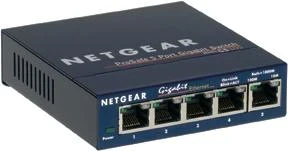 Netgear 5x 10/100/1000 Ethernet Unmanaged Switch Netgear 5x 10/100/1000 Ethernet Unmanaged Switch