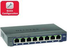 Netgear 8PT GIGABIT PLUS SWITCH - GS108E-400PES Netgear 8PT GIGABIT PLUS SWITCH - GS108E-400PES