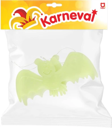 Netopýr 20cm zvířátko svítící ve tmě set 3ks Halloween dekorace
