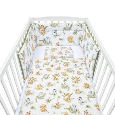 New Baby 3-dílné ložní povlečení 100/135 cm Jungle New Baby 3-dílné ložní povlečení 100/135 cm Jungle