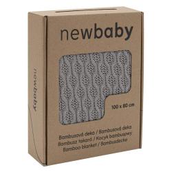 New Baby Bambusová pletená deka