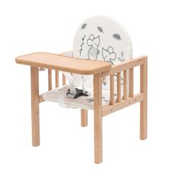New Baby Dětská dřevěná jídelní židlička Jerry