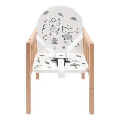 New Baby Dětská dřevěná jídelní židlička Jerry