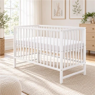 NEW BABY Dětská postýlka BASIC bílá