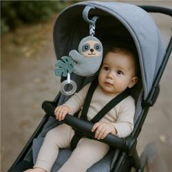 New Baby Edukační hrající plyšová hračka s klipem Sloth