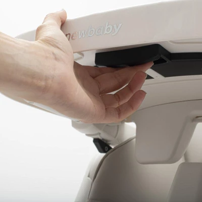 NEW BABY Jídelní židlička Iris warm grey