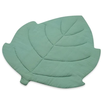 NEW BABY Mušelínová hrací deka Leaf mint NEW BABY Mušelínová hrací deka Leaf mint