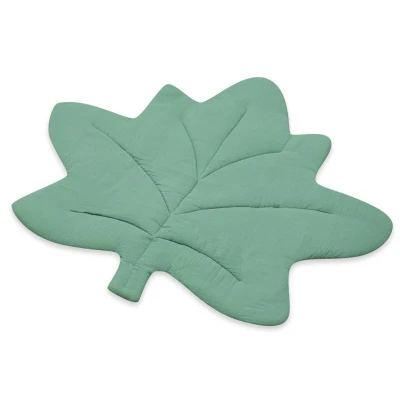NEW BABY Mušelínová hrací deka Maple Leaf mint NEW BABY Mušelínová hrací deka Maple Leaf mint