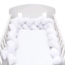 New Baby Ochranný mantinel do postýlky cop Minka a Puntík šedý