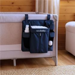 New Baby Organizér na postýlku Maxi modrý