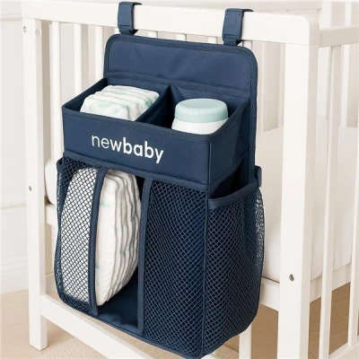 New Baby Organizér na postieľku TinyTidy modrý New Baby Organizér na postieľku TinyTidy modrý