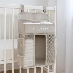 New Baby Organizér na postýlku TinyTidy šedý
