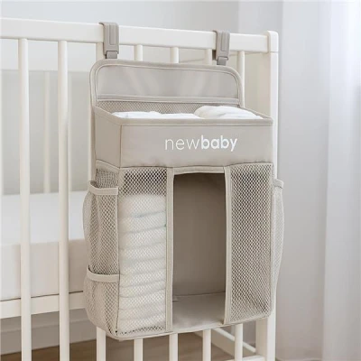 New Baby Organizér na postieľku TinyTidy šedý New Baby Organizér na postieľku TinyTidy šedý