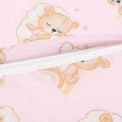 New Baby Podsedák pro děti BASIC bear pink