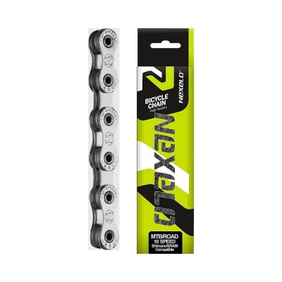 Nexelo 10 Rychlostí Stříbrný Light řetěz Nexelo 10 Rychlostí Stříbrný Light řetěz
