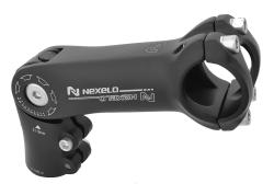 Nexelo 110mm A-head 1 1/8" Nastaviteľný čierny predstavec Nexelo 110mm A-head 1 1/8" Nastaviteľný čierny predstavec