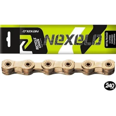 Nexelo 12 Rychlostní Zlatý BOX řetěz Nexelo 12 Rychlostní Zlatý BOX řetěz