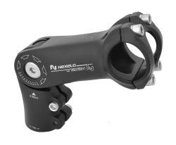 Nexelo 90mm A-head 1 1/8" Stavitelný černý představec Nexelo 90mm A-head 1 1/8" Stavitelný černý představec
