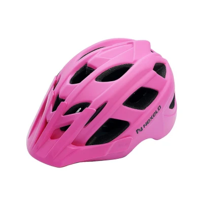 Nexelo Růžová Matná M 53 - 55 cm dětská cyklopřilba
