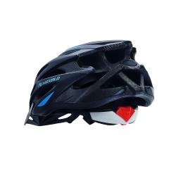 Nexelo Straight Matt černo - Modrá přilba