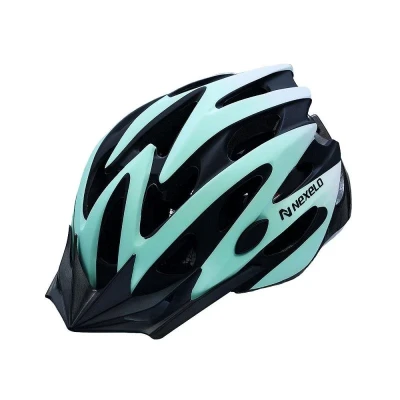 Nexelo Straight Matt Tyrkys-bílá přilba POUZE VEL.M 55-58 cm (VÝPRODEJ)
