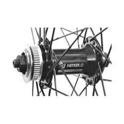 Nexelo Supreme Přední 29[34] Disc Centerlock kolo zapletené