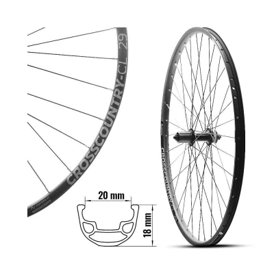 Nexelo Supreme 29[34] Disc Centerlock Zadní kolo zapletené
