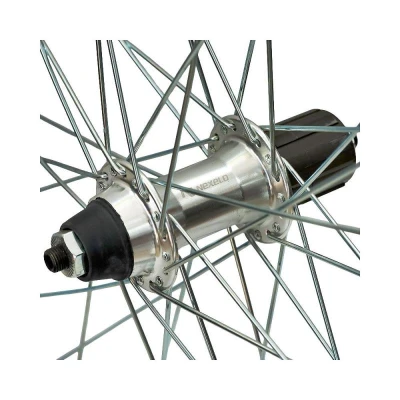 Nexelo Zadní 622X19 Kazeta CNC Stříbrné kolo zapletené