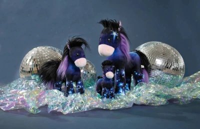 NICI Koník Pony Starflower 16cm Green (plyšová hračka)