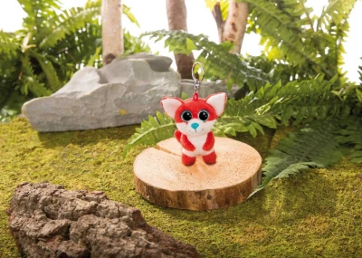 NICI PLYŠ Lišák Jayson 9cm přívěsek na klíče (plyšová hračka)