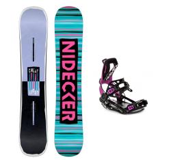Nidecker Cheat Code W 25/26 dámský snowboard + Raven Fastec FT360 black/fuchsia dámské vázání