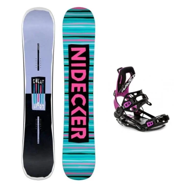 Nidecker Cheat Code W 25/26 dámský snowboard + Raven Fastec FT360 black/fuchsia dámské vázání Nidecker Cheat Code W 25/26 dámský snowboard + Raven Fastec FT360 black/fuchsia dámské vázání