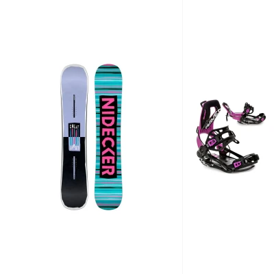 Nidecker Cheat Code W 25/26 dámský snowboard + Raven Fastec FT360 black/fuchsia dámské vázání