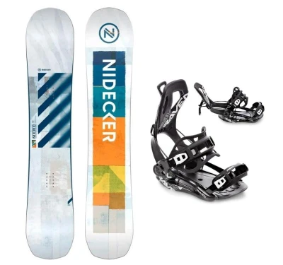Nidecker Merc 25/26 pánský snowboard + Raven Fastec FT360 black vázání Nidecker Merc 25/26 pánský snowboard + Raven Fastec FT360 black vázání