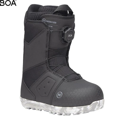 Nidecker Micron černé dětské snowboardové boty + sleva 600,- na příslušenství
