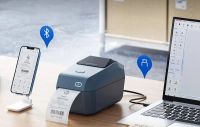 Niimbot K3W modrá přenosná tiskárna štítků