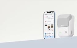 Niimbot Mobilní termální tiskárna štítků B1 šedá