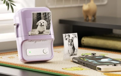 Niimbot B21 Pro fialová přenosná tiskárna štítků