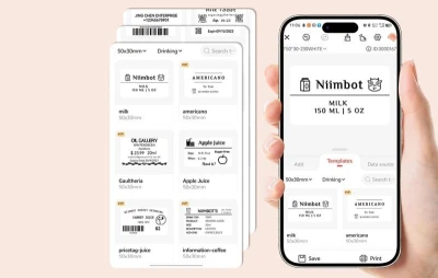 Niimbot Přenosná tiskárna štítků B21 Pro (zelená)