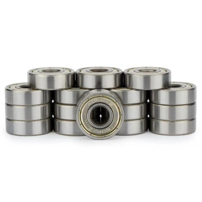 Nijdam ABEC 5 Chrome In-line ložiska 16 ks Nijdam ABEC 5 Chrome In-line ložiska 16 ks