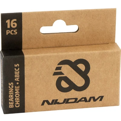 Nijdam ABEC 5 Chrome In-line ložiska 16 ks