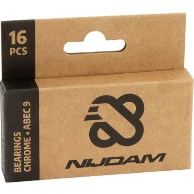 Nijdam ABEC 9 Chrome In-line ložiska 16 ks