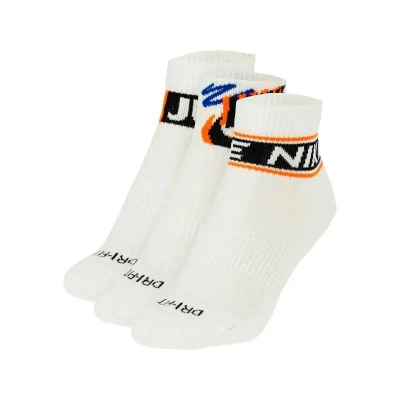 Nike 3 PACK-U NK ED PLS ANKLE 3P SPORT 144 WHITE ponožky