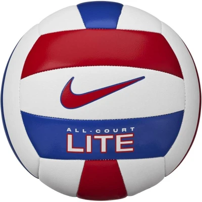 Nike ALL COURT LITE VOLLEYBALL 05 WHITE/UNIVERSITY RED/GAME ROYAL/UNIVERSITY RED volejbalový míč
