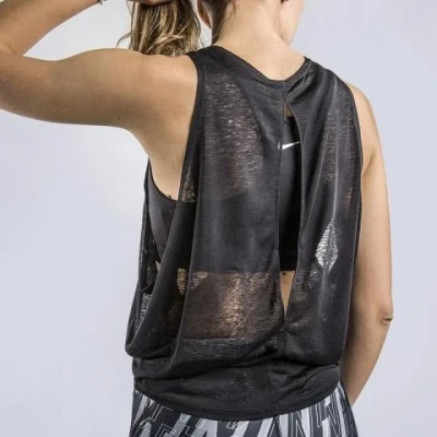 Nike BRTHE TANK PRO INSIDE GRX W (831252-010) černé sportovní triko
