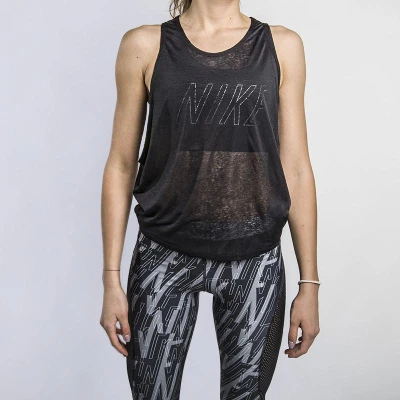 Nike BRTHE TANK PRO INSIDE GRX W (831252-010) černé sportovní triko POUZE XS (VÝPRODEJ)